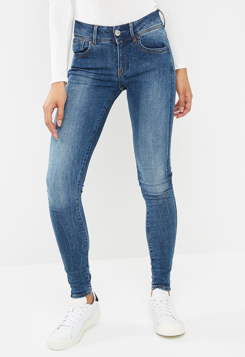 G-STAR - Lynn D-mid super skinny - blue 