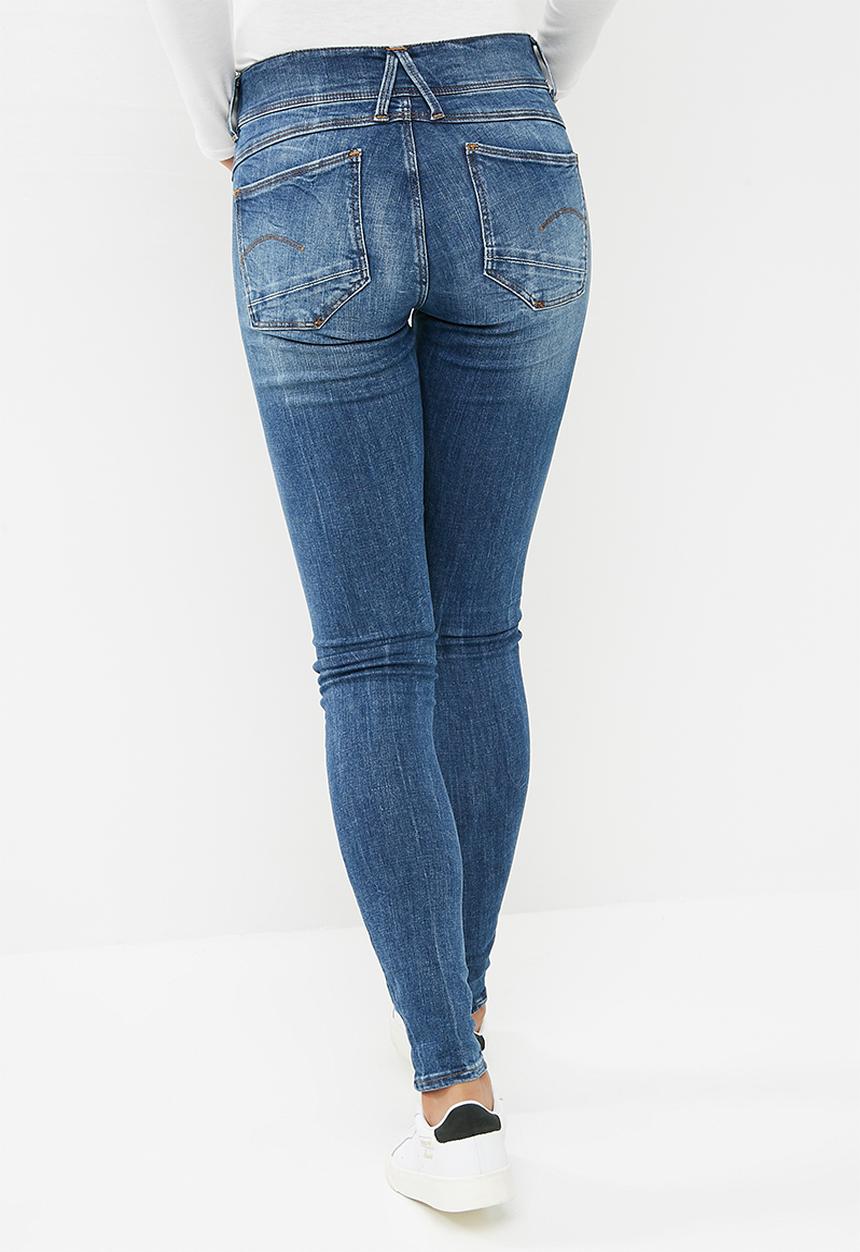 G-STAR - Lynn D-mid super skinny - blue 