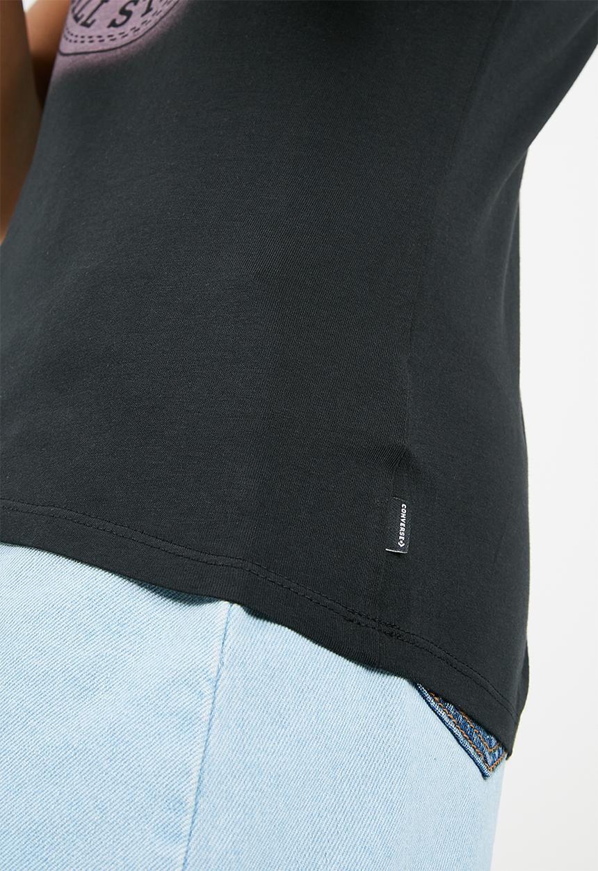 Converse - Ombre crew tee - black 