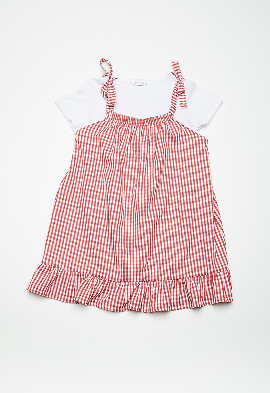 dailyfriday - Gingham dress - red & white 
