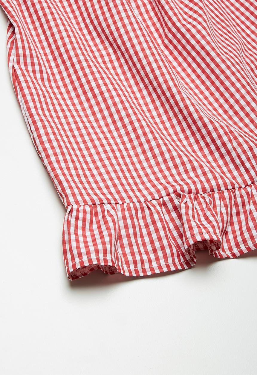 dailyfriday - Gingham dress - red & white 