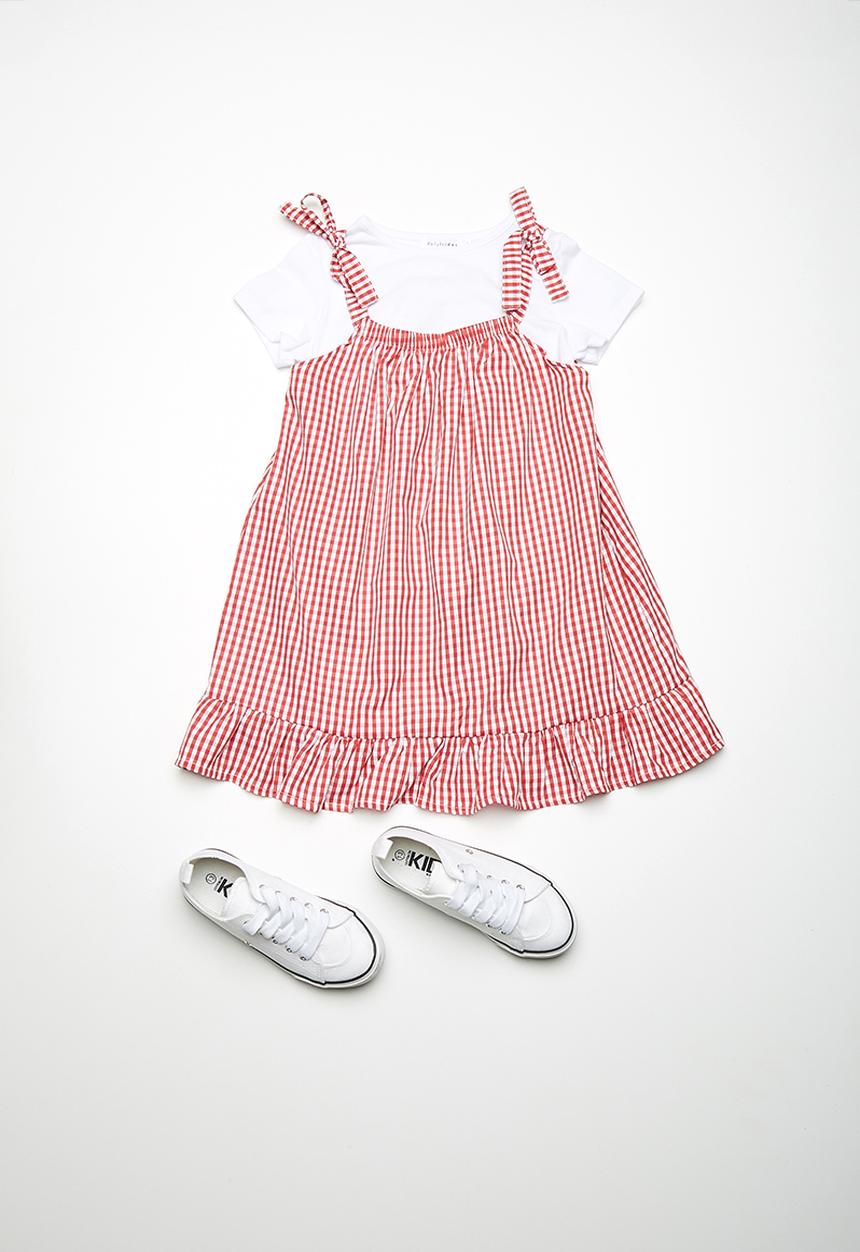 dailyfriday - Gingham dress - red & white 
