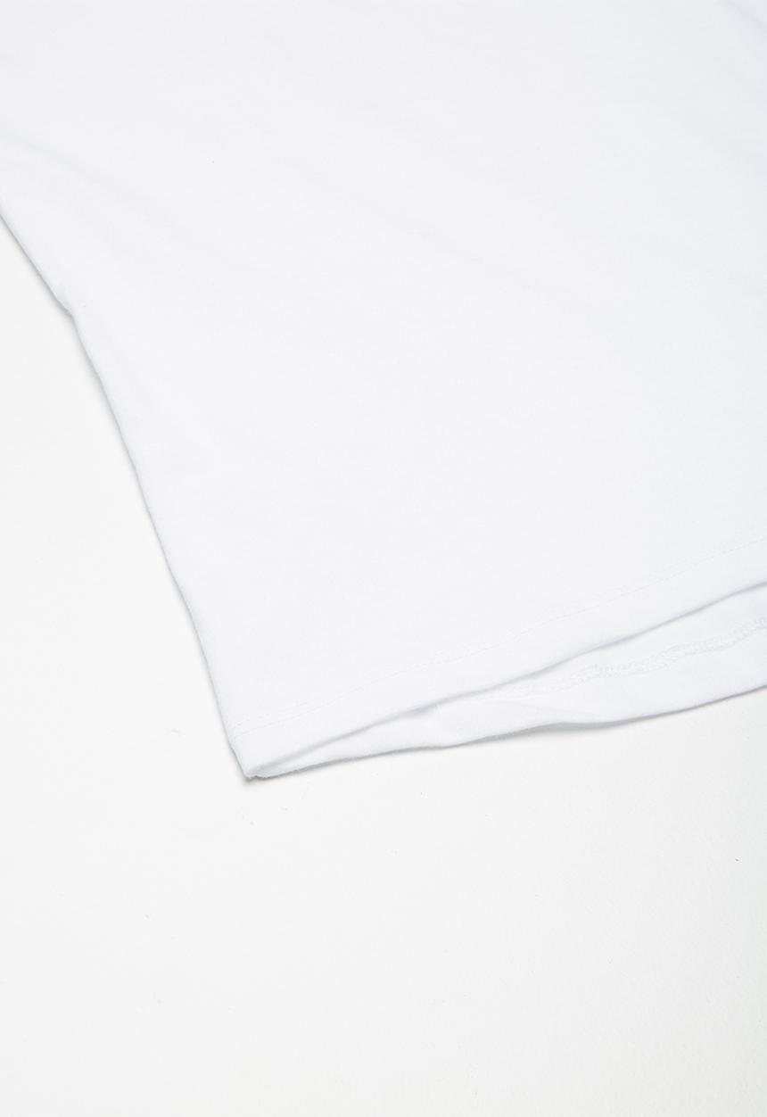 basicthread - Kids boys printed raglan tee - white & yellow 