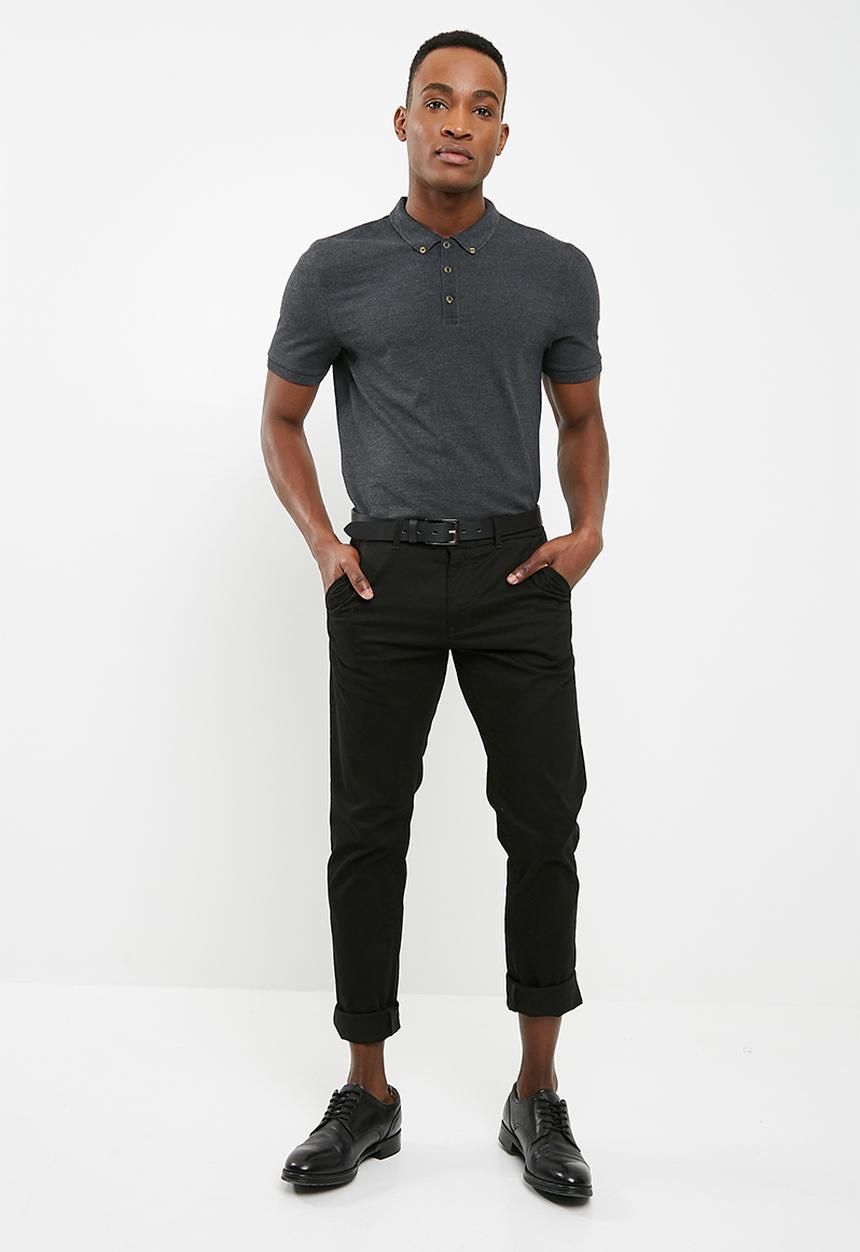 Superbalist - Pique slim fit polo 2 pack - grey & green 
