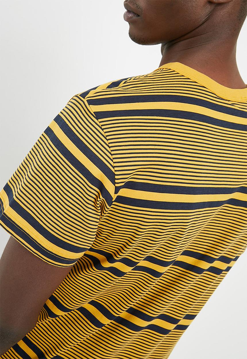 G-STAR - Makauri stripe tee - yellow 