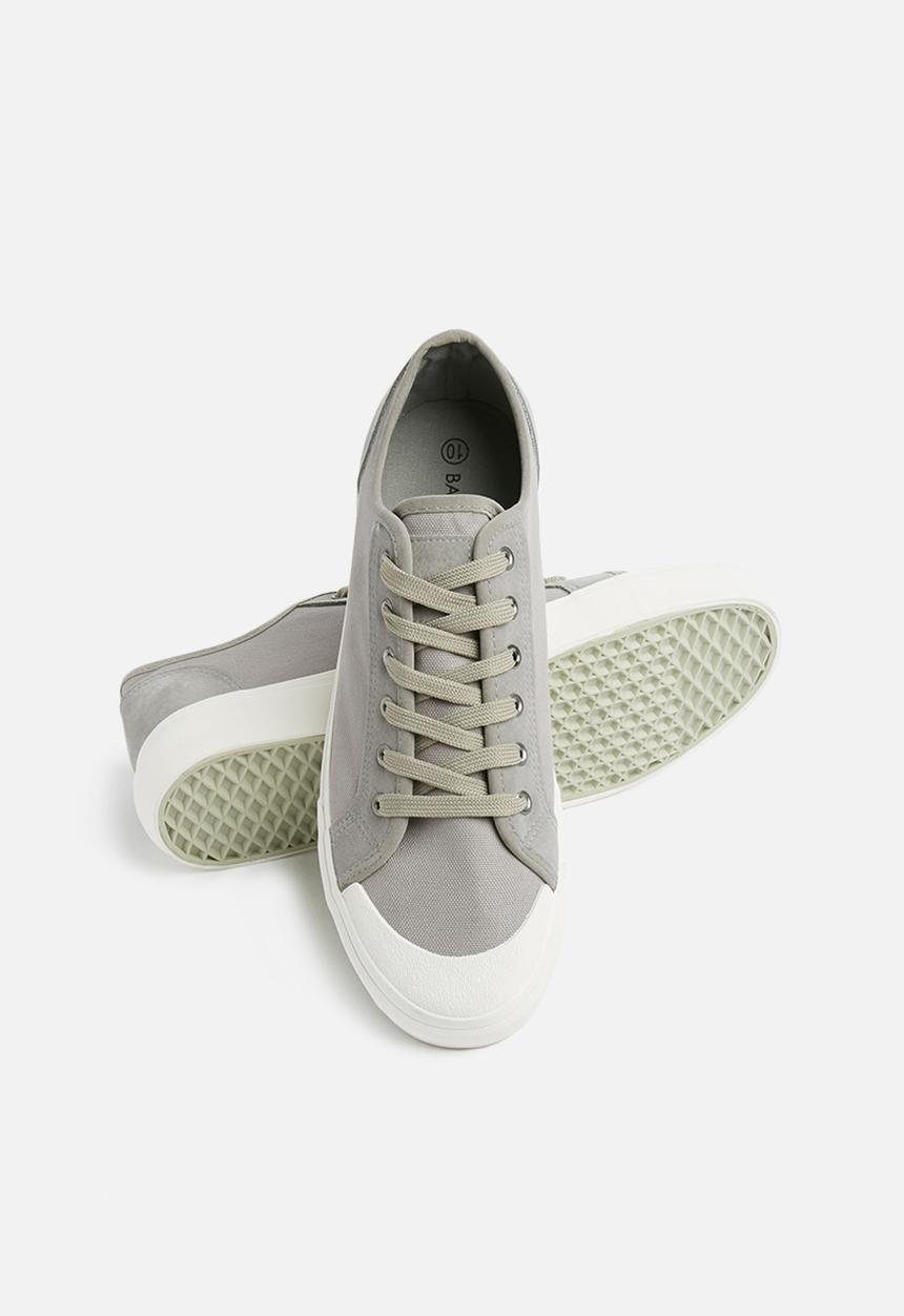basicthread - Canvas sneaker- grey