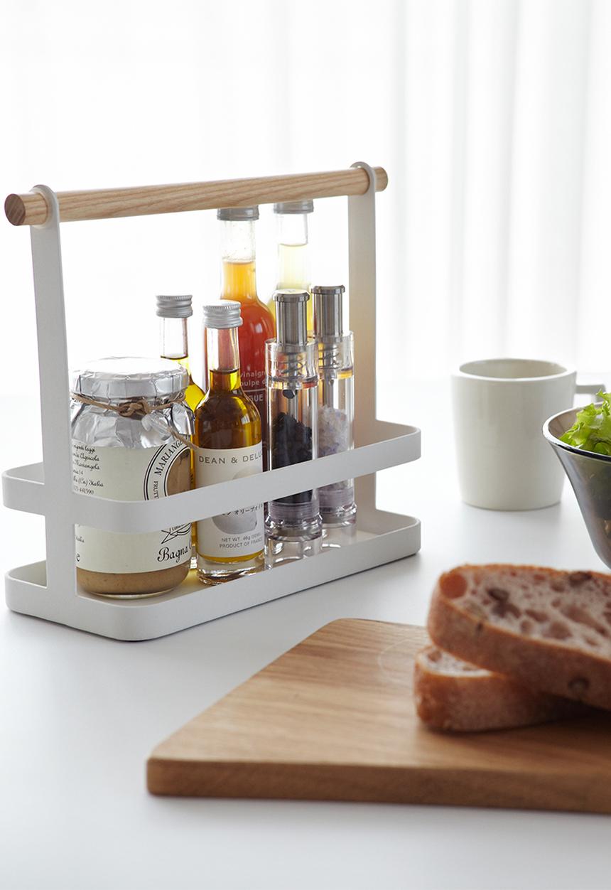 Yamazaki - Tosca seasoning rack - white