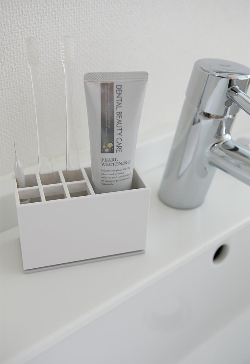 Yamazaki - Mist toothbrush stand - white