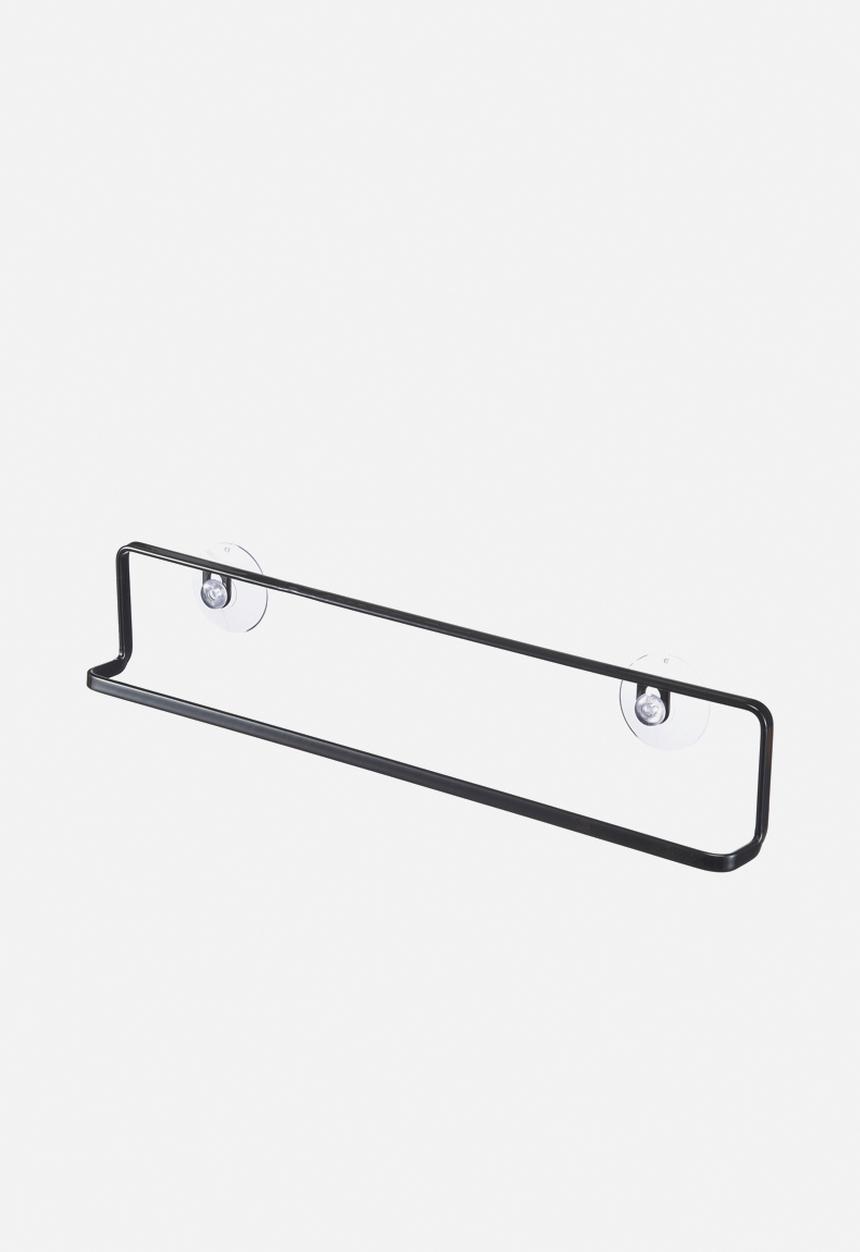 Yamazaki - Tower wall towel hanger - black