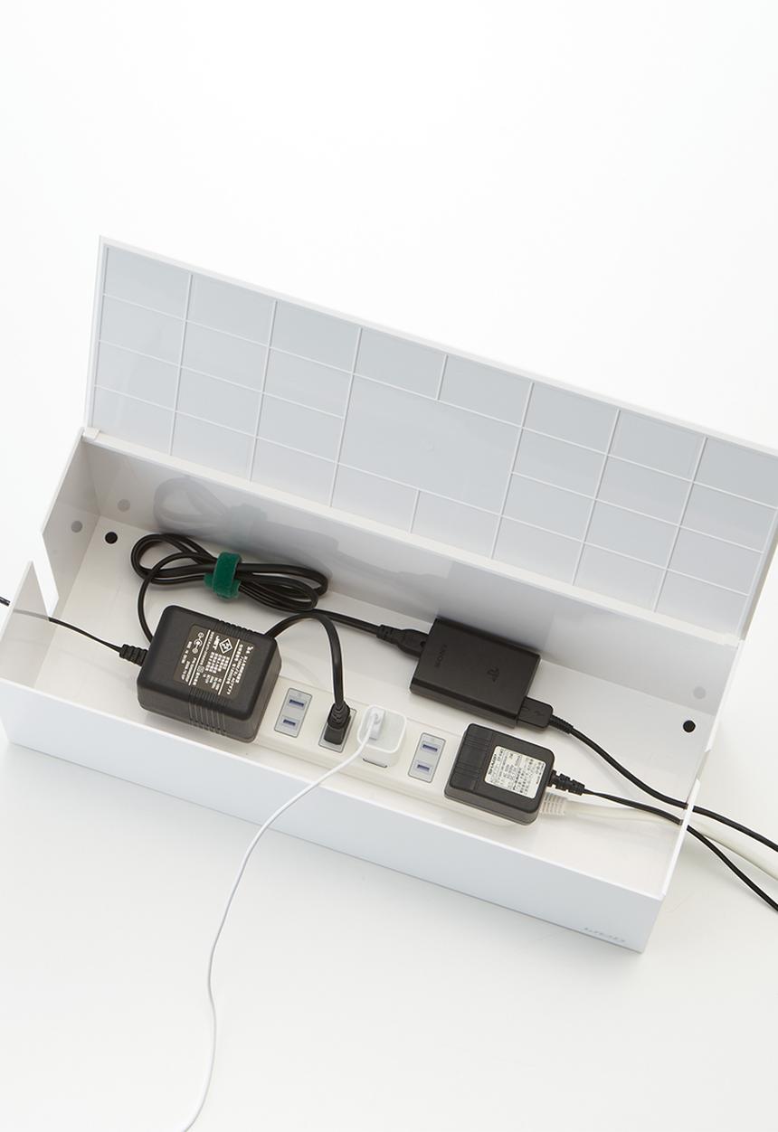Yamazaki - Web cable box - white