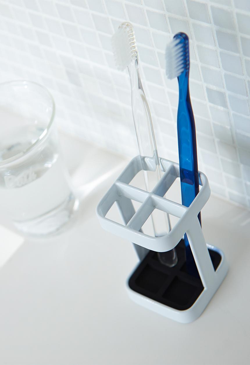 Yamazaki - Slim toothbrush stand - white