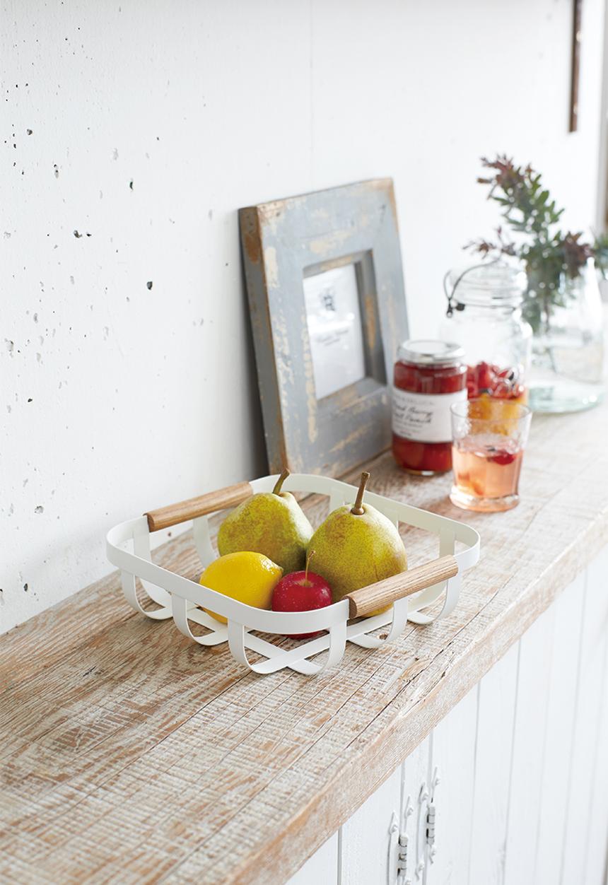 Yamazaki - Tosca kitchen basket - white