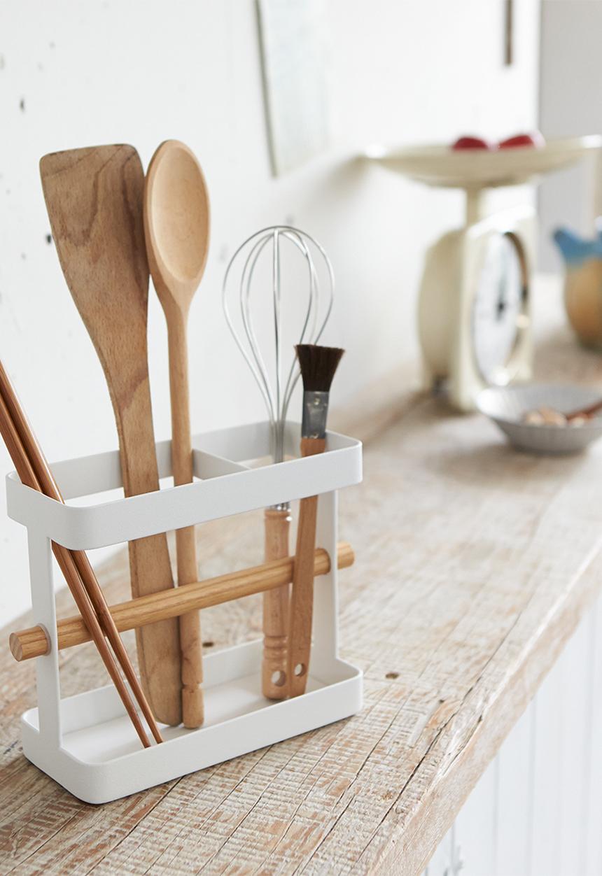 Yamazaki - Tosca kitchen tool stand - white