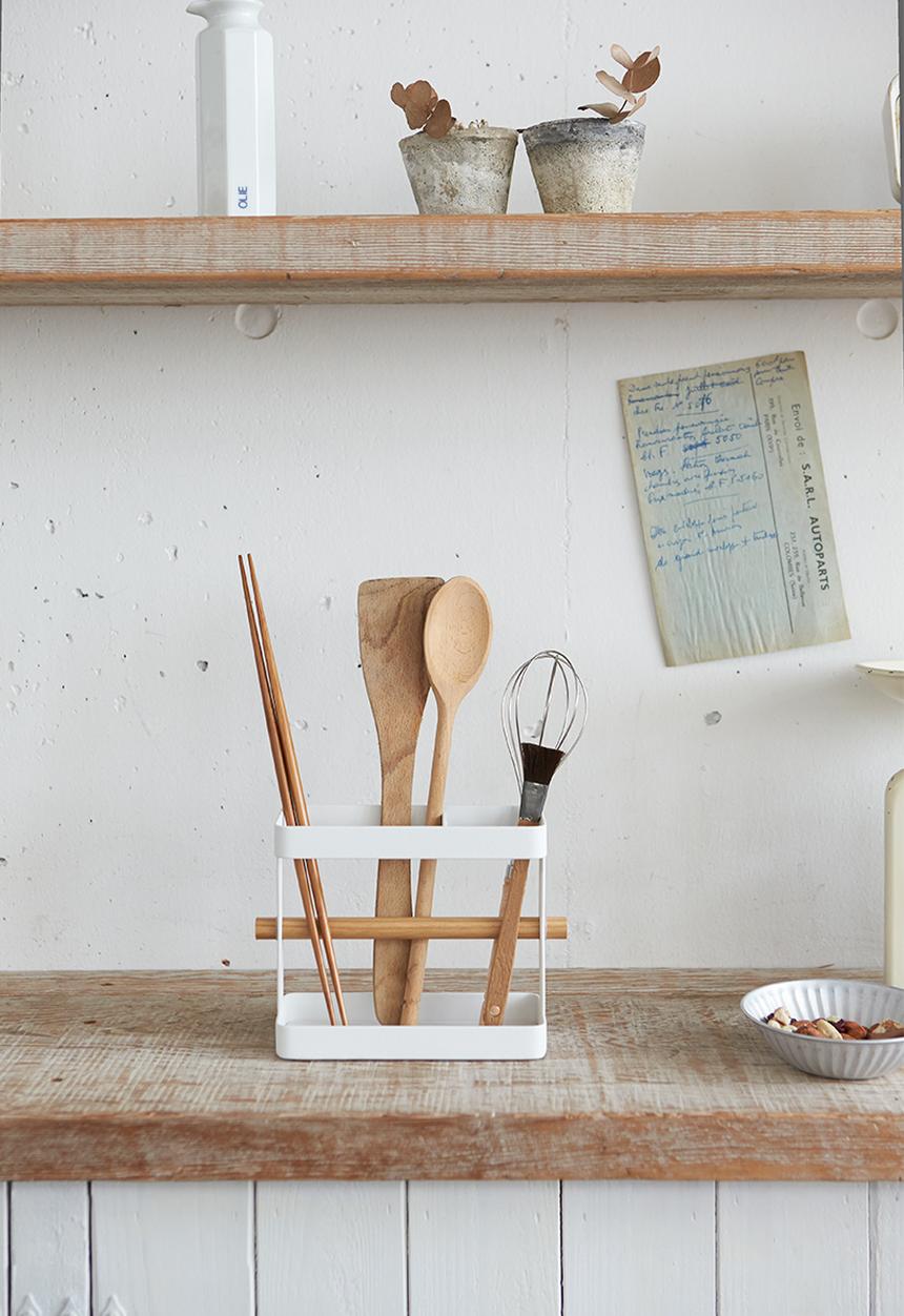 Yamazaki - Tosca kitchen tool stand - white