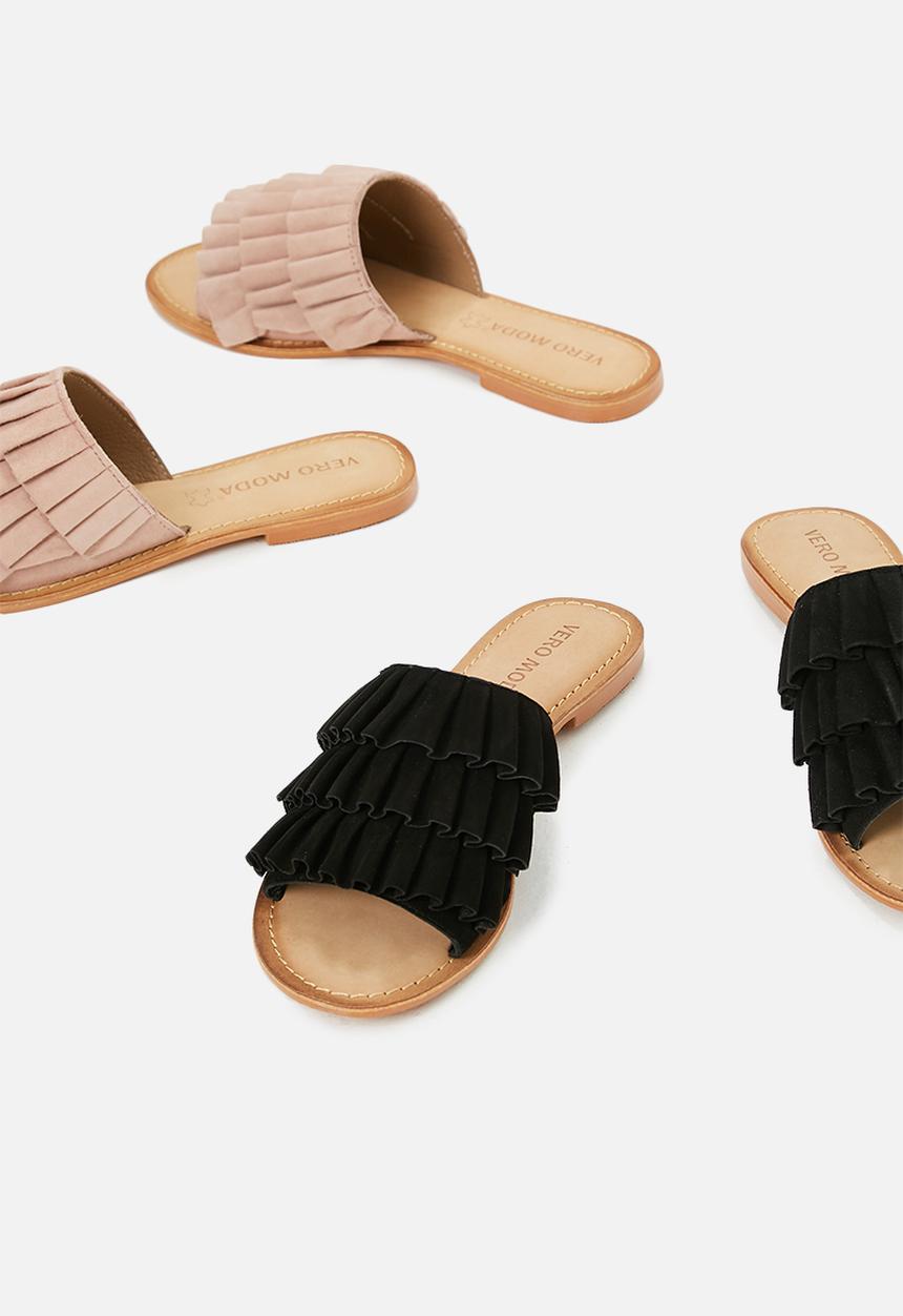 Vero Moda - Cammi leather sandal - black 