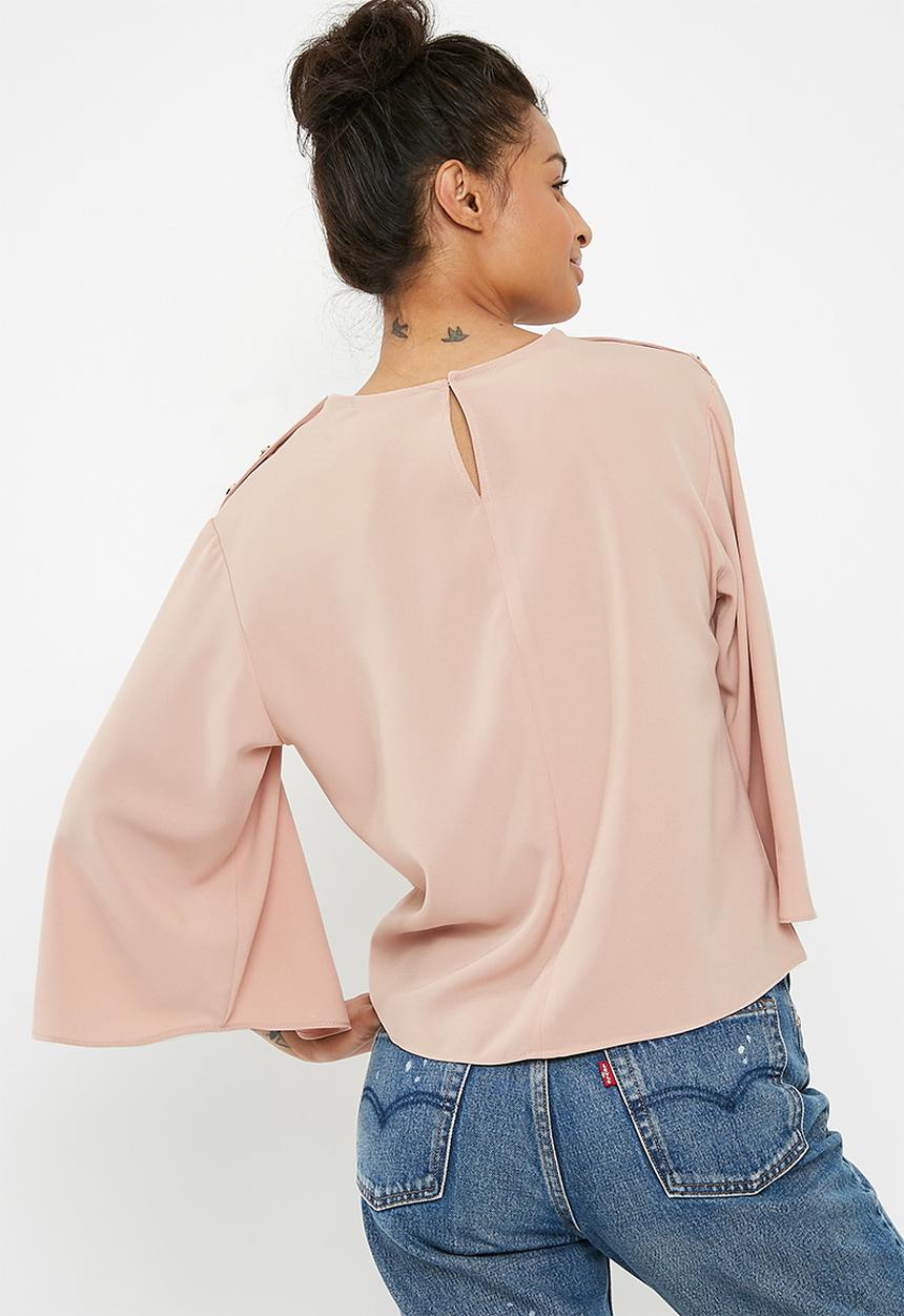 Superbalist - Button detail blouse - pink
