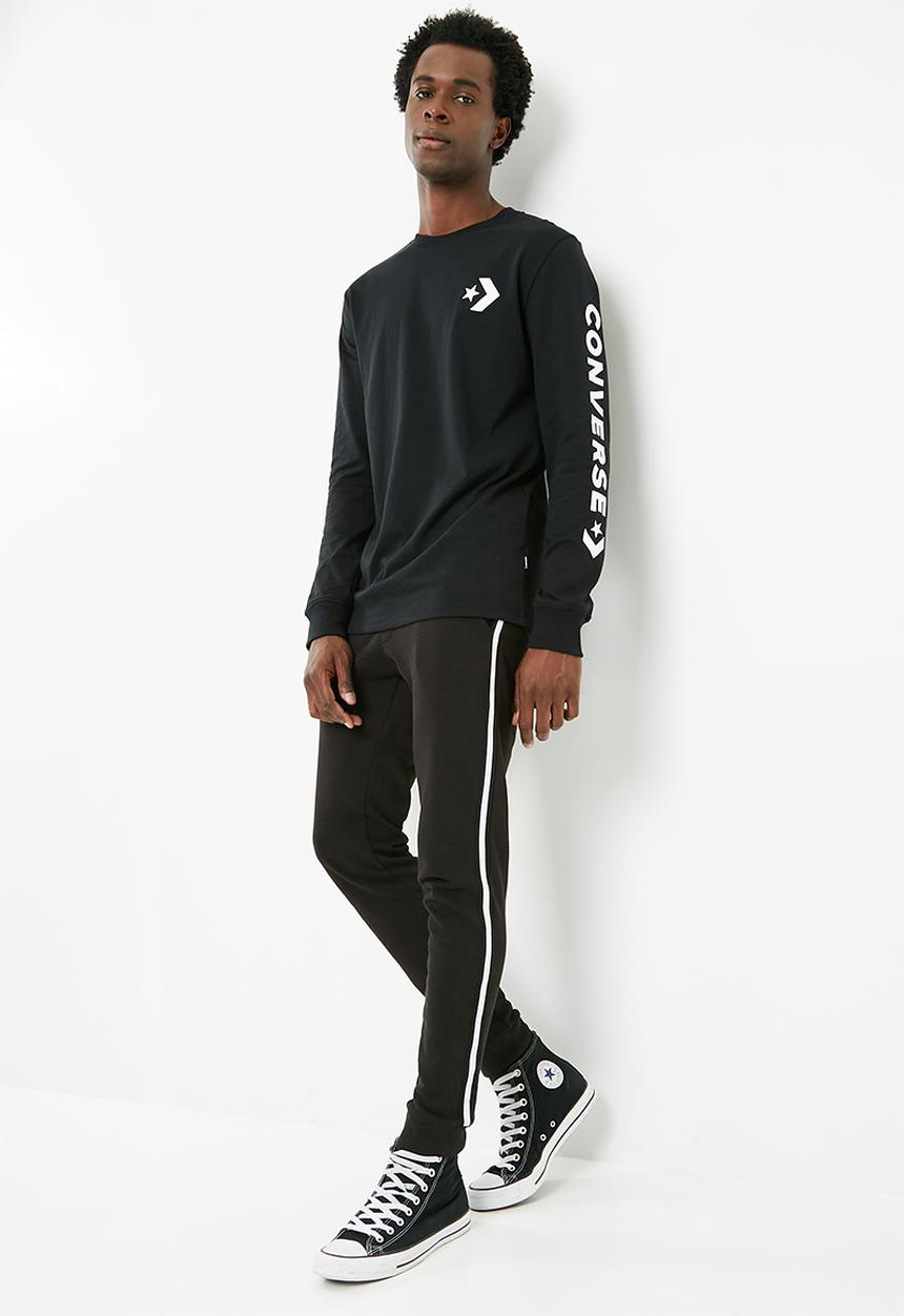 Converse - Star chevron tee - black 