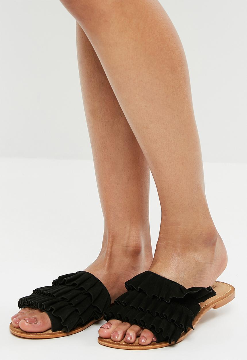 Vero Moda - Cammi leather sandal - black 