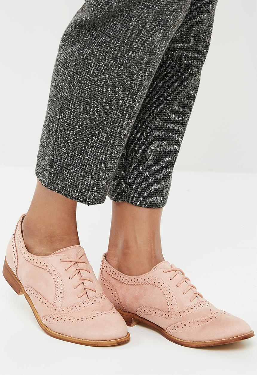 Superbalist - Lace up brogue - pink