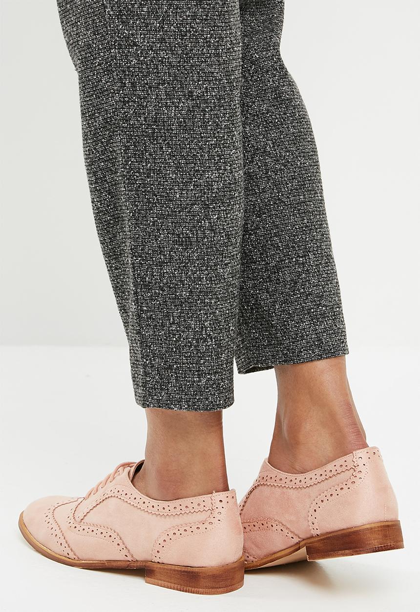 Superbalist - Lace up brogue - pink