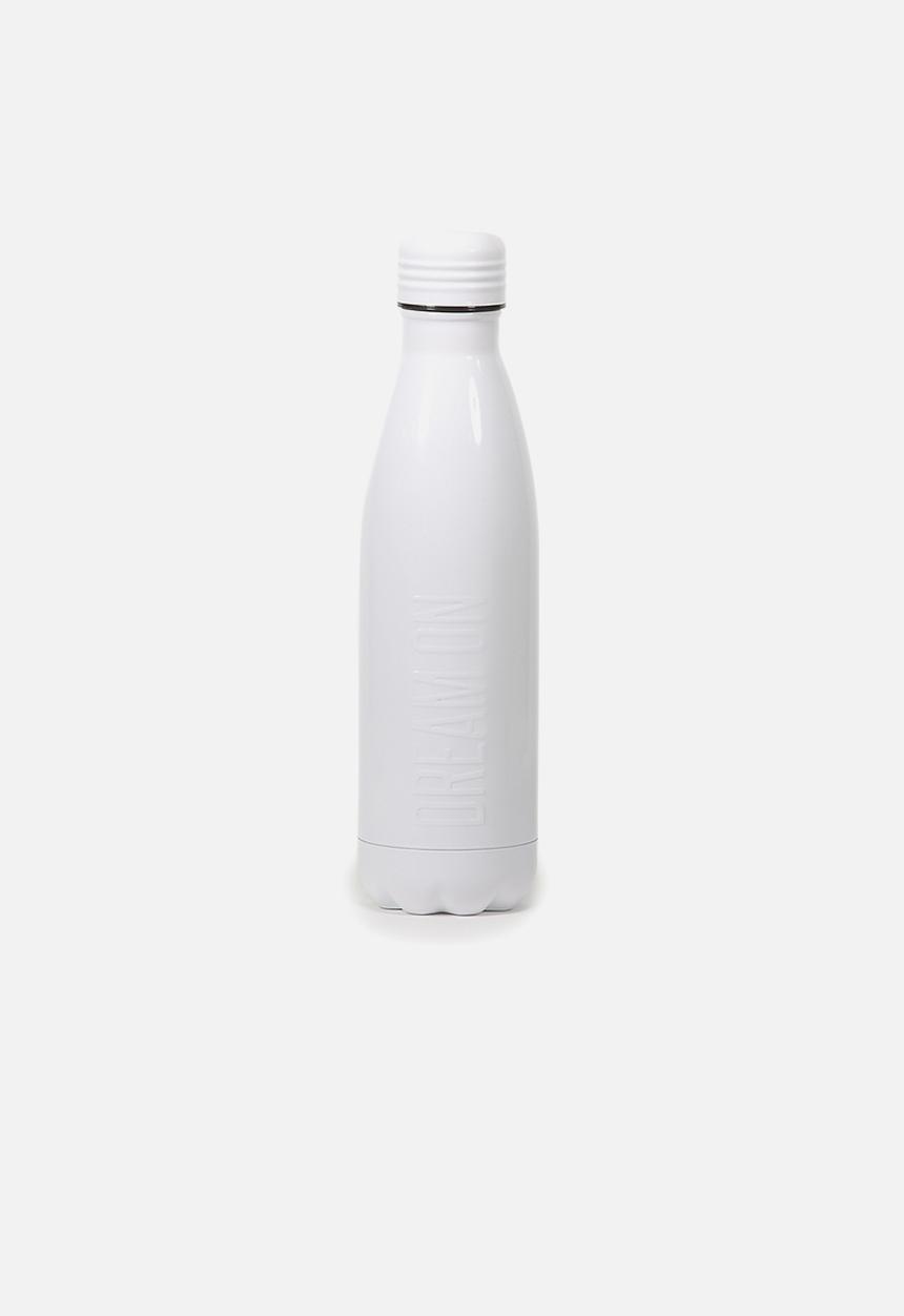 Typo - Metal drink bottle - white dream on