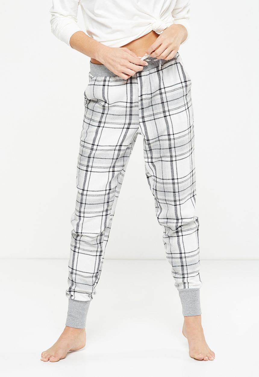 Cotton On - Cuffed flannel pant - multi
