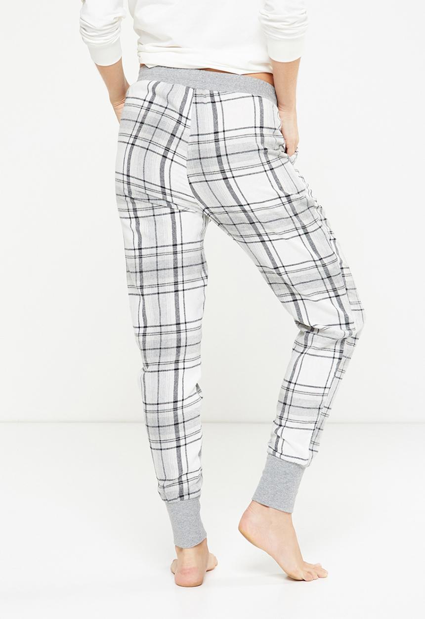 Cotton On - Cuffed flannel pant - multi