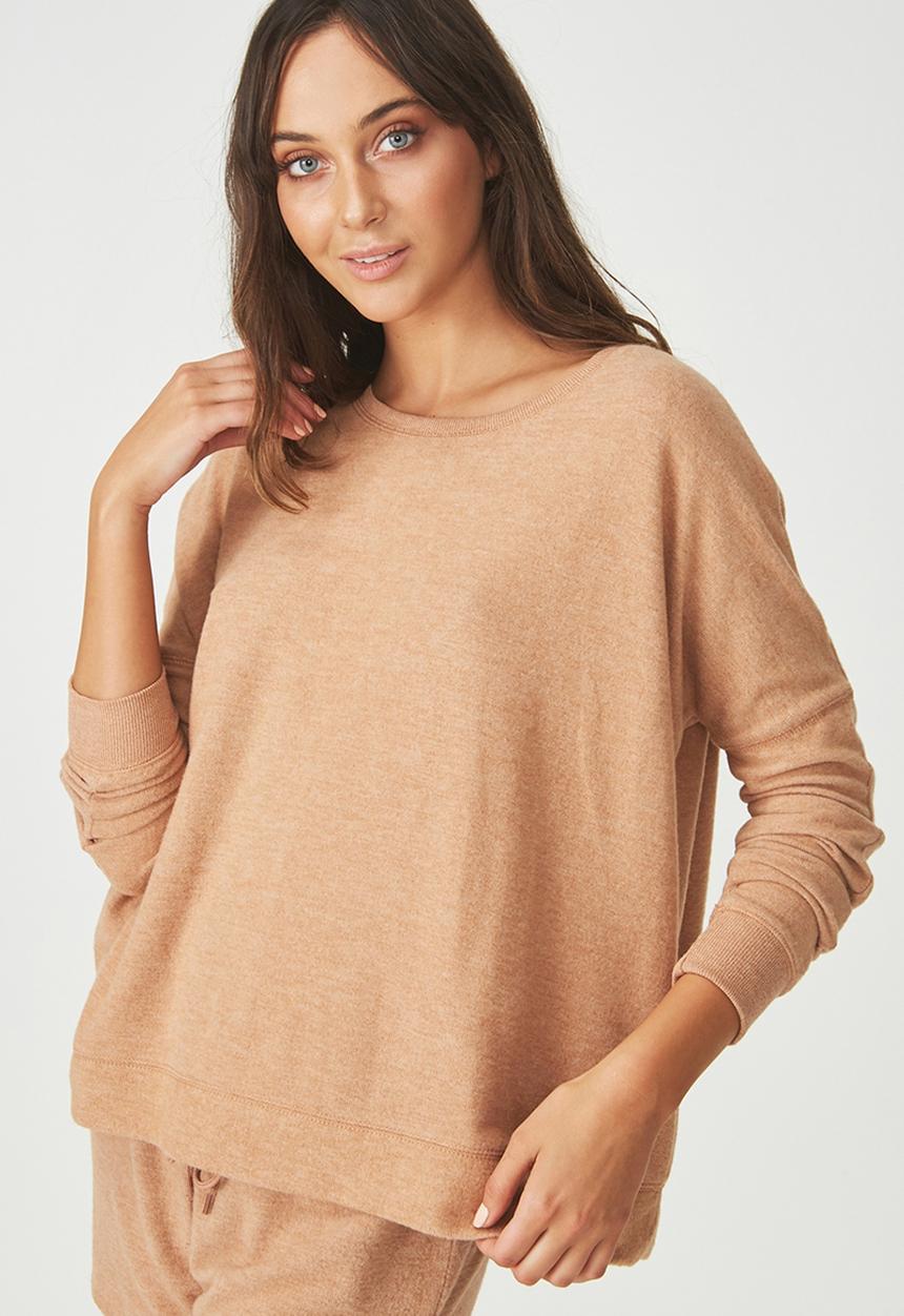 Cotton On - Super soft  lounge top - beige