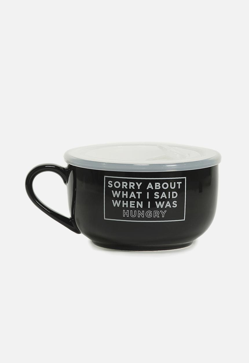 Typo - Big mug bowl - sorry about what I said
