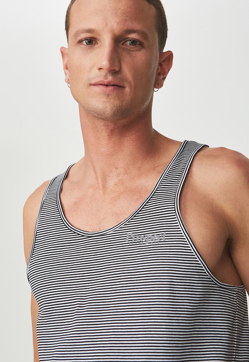 Cotton On - Tbar printed tank - black & white 