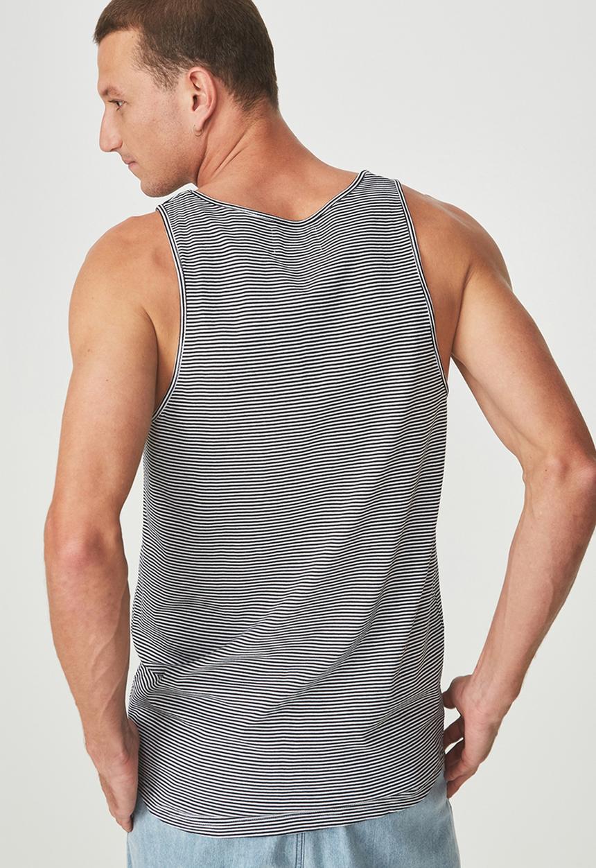 Cotton On - Tbar printed tank - black & white 