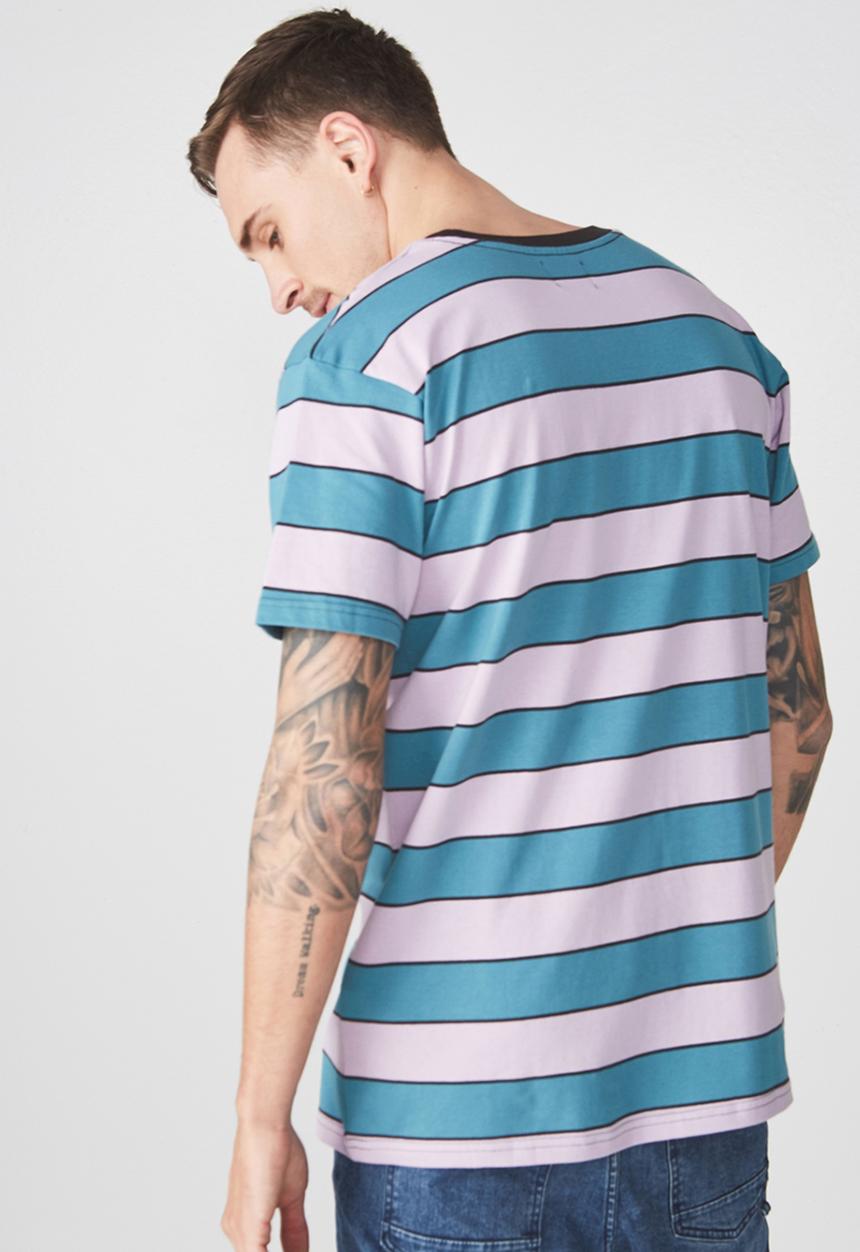 Cotton On - Dylan tee - blue & pink 