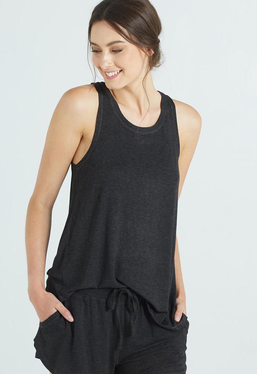 Cotton On - Sleep recovery tank top - black 