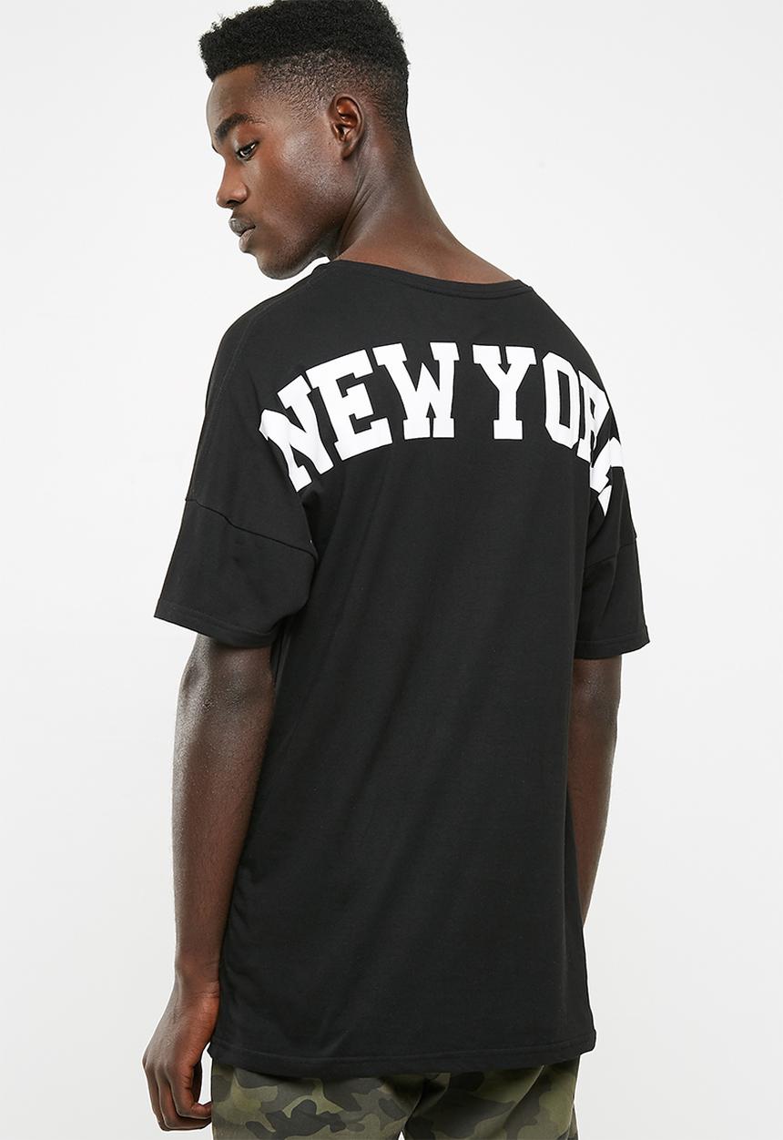 Cotton On - Drop shoulder long - black 