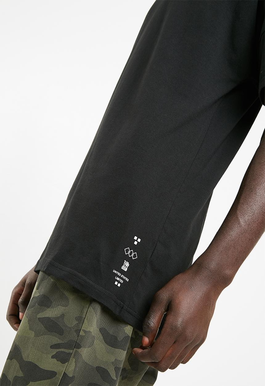 Cotton On - Drop shoulder long - black 