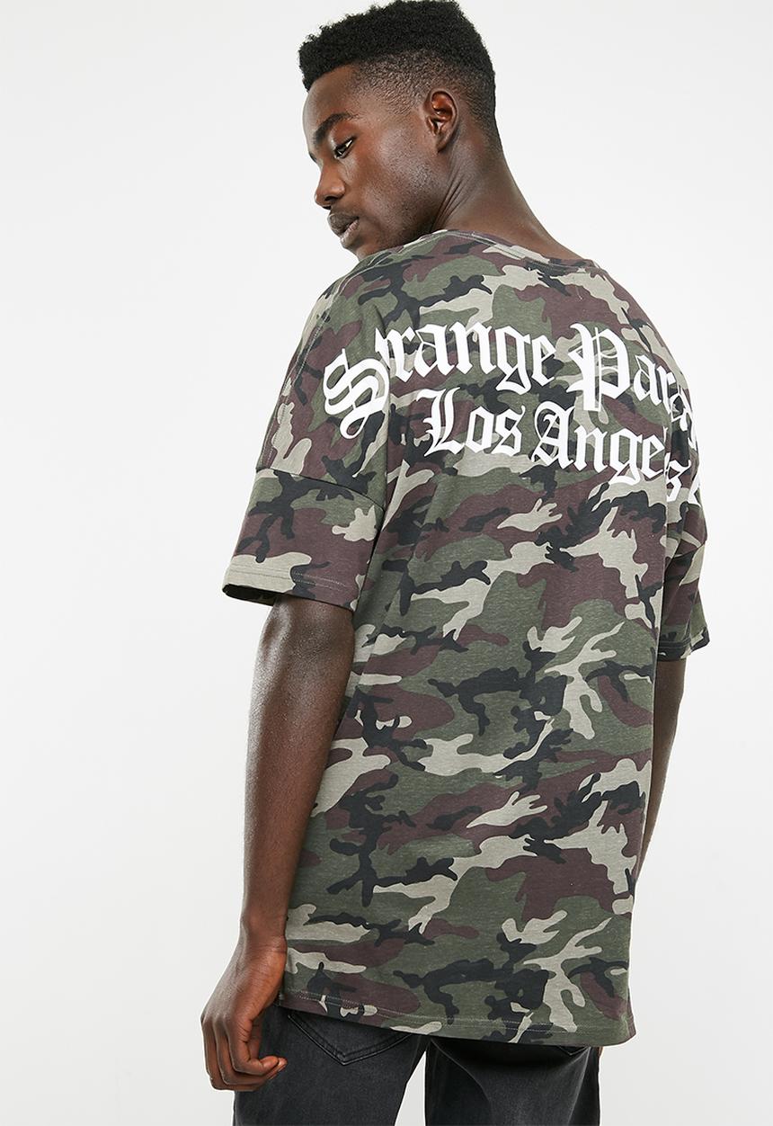 Cotton On - Drop shoulder longline tee - multi