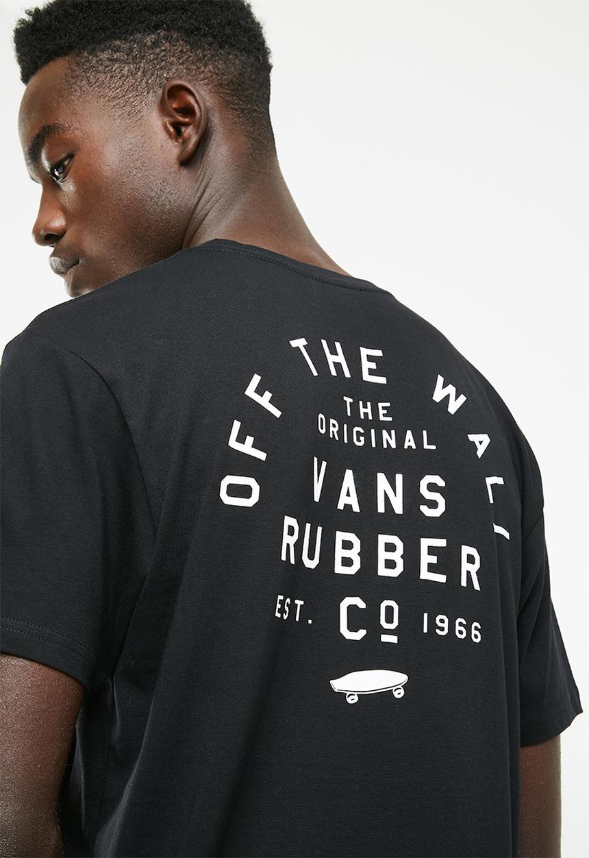 Vans - Stacked rubber short sleeve tee - black