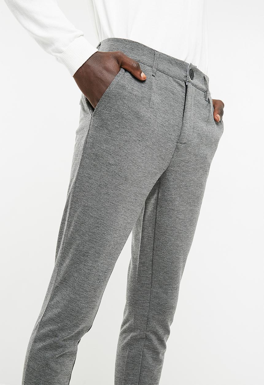 Only & Sons - Stripe casual pants - grey