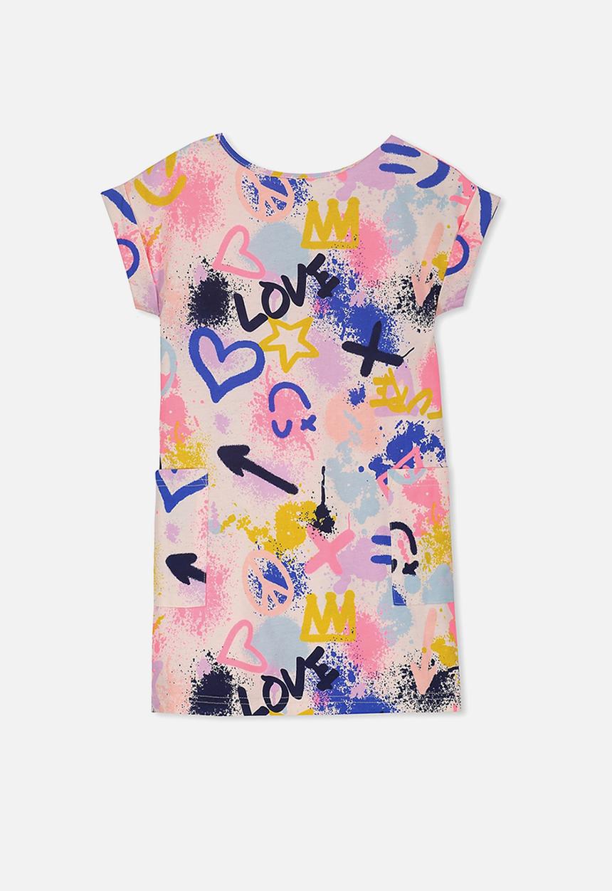 Cotton On - Greer short sleeve dress - multi