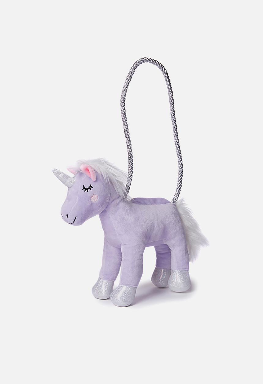 Cotton On - Plush animal bag - lilac
