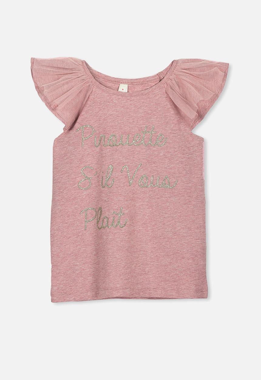 Cotton On - Lana short sleeve tee - red