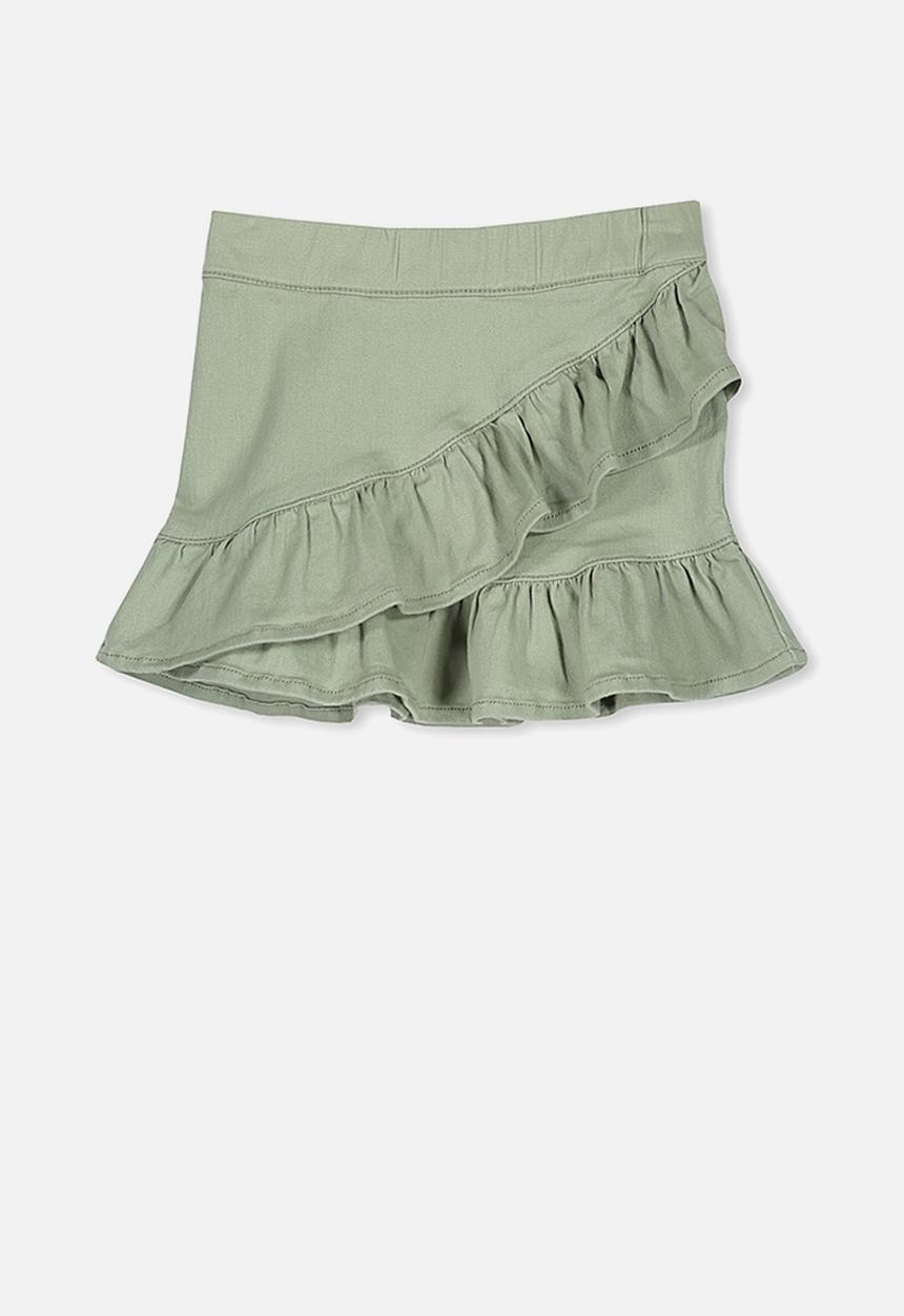 Cotton On - Caddies frill skirt - khaki