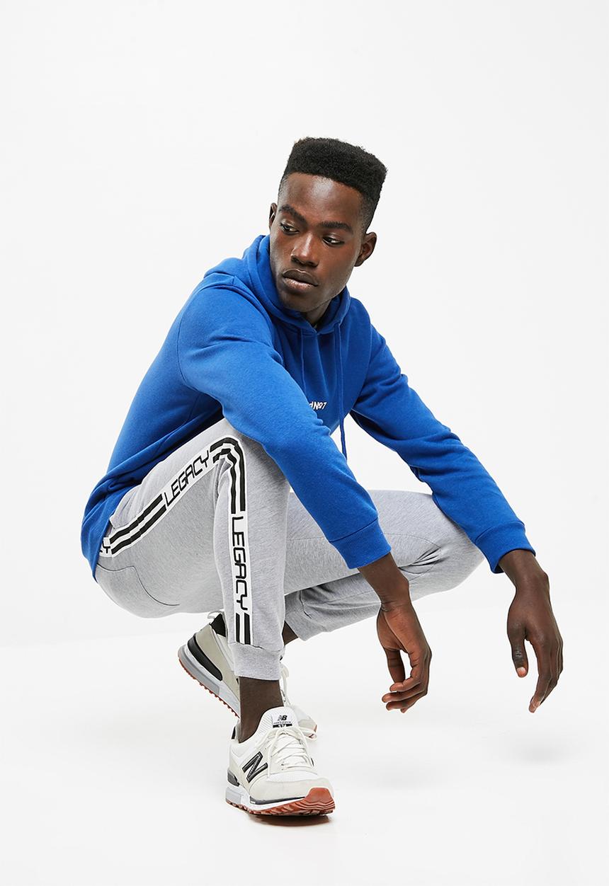 basicthread - Slim fit sweat pants - grey 