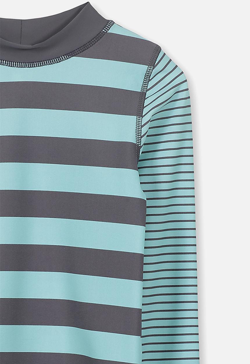 Cotton On - Fraser rash vest - blue & grey
