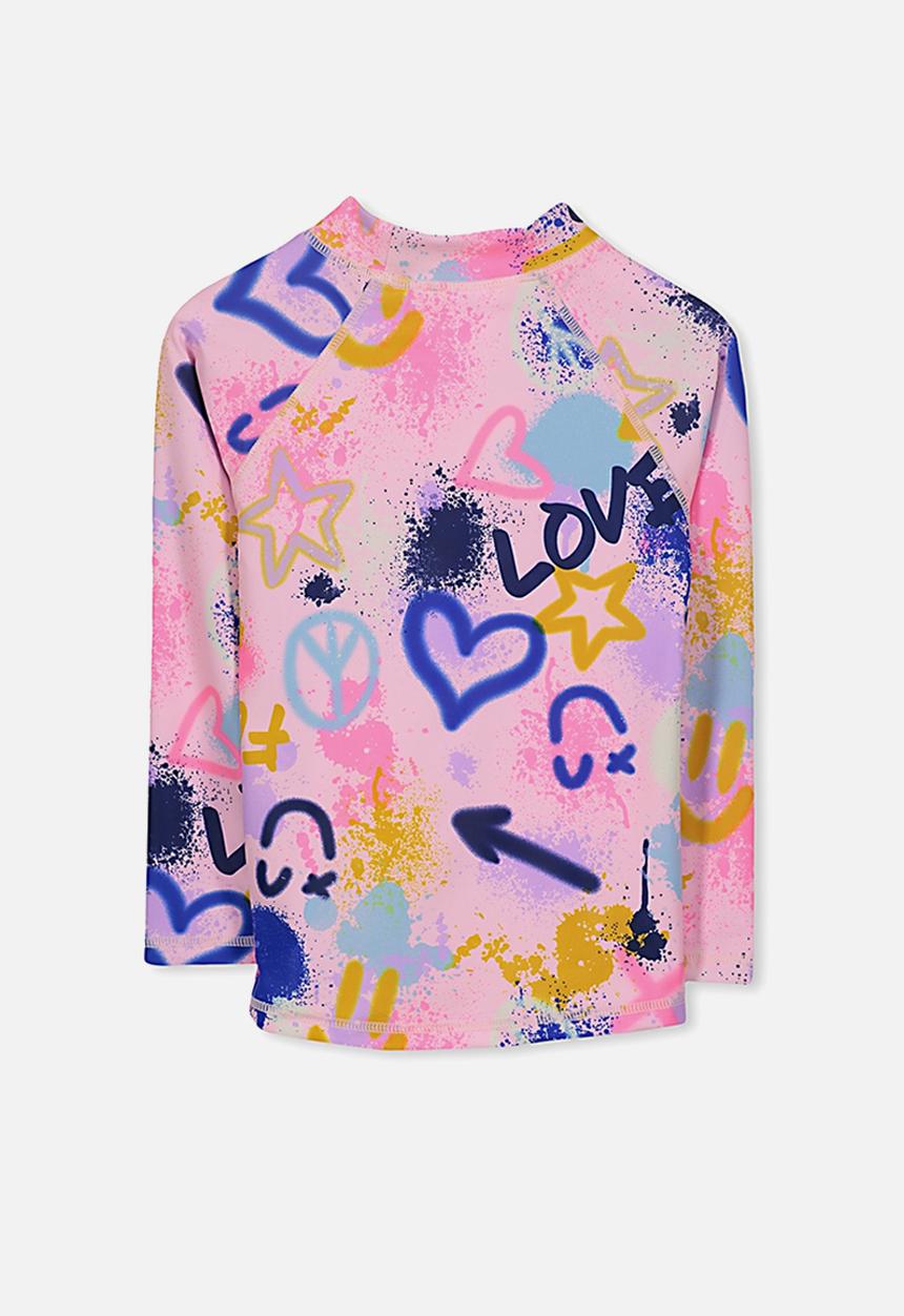 Cotton On - Hamilton long sleeve rash vest - multi