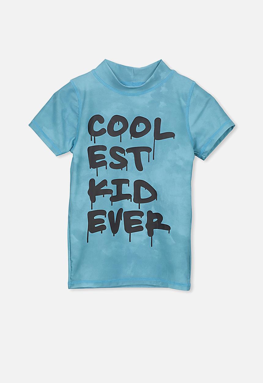 Cotton On - Finley rash vest - blue