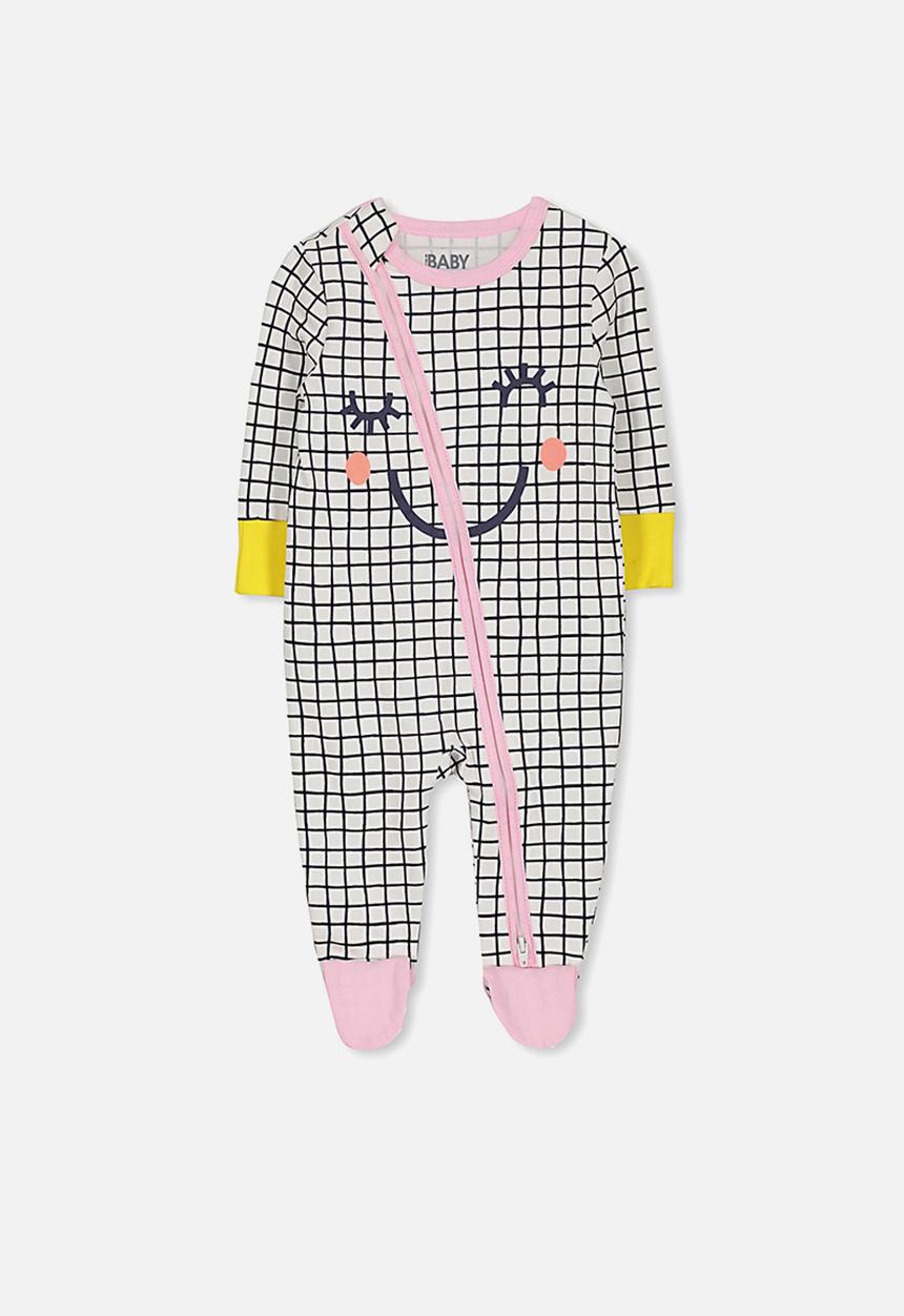 Cotton On - Mini zip through romper - multi