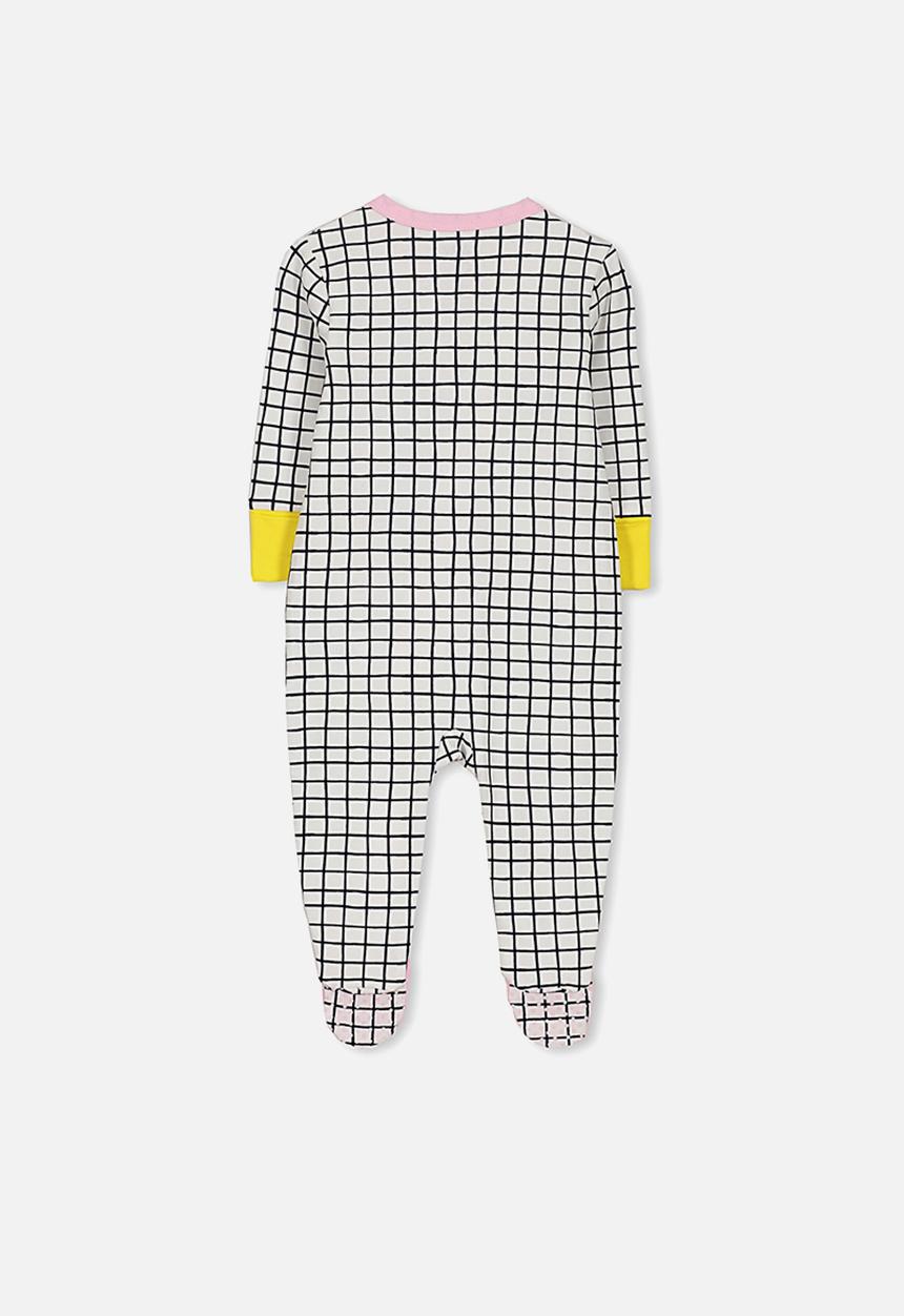 Cotton On - Mini zip through romper - multi