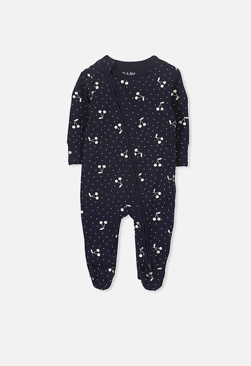 Cotton On - Mini zip through romper - navy