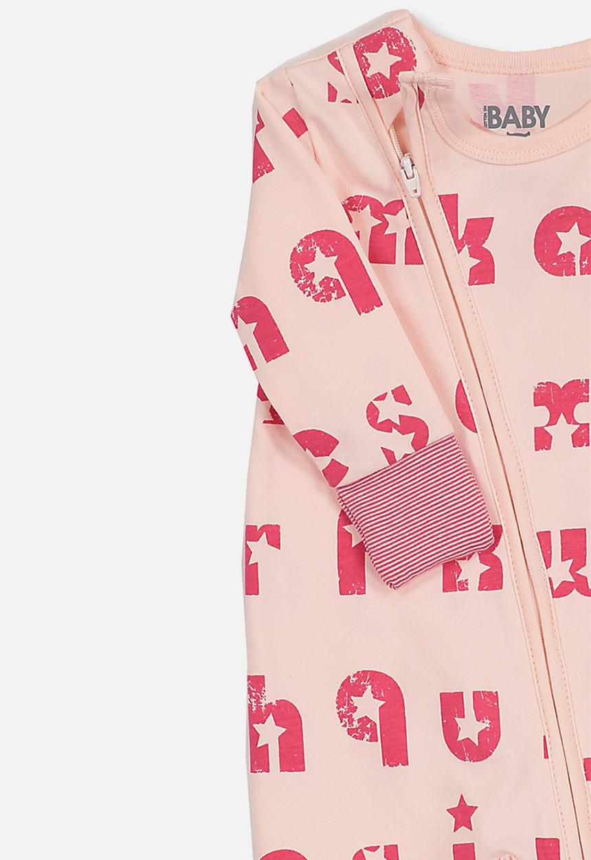 Cotton On - Mini zip through romper - peach